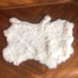Small Rabbit Fur White